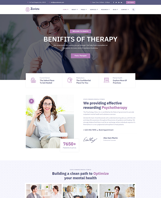 Stack Center Header
